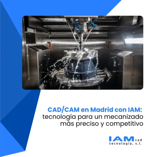 Mecanizado en acción con CAD/CAM en Madrid con IAM