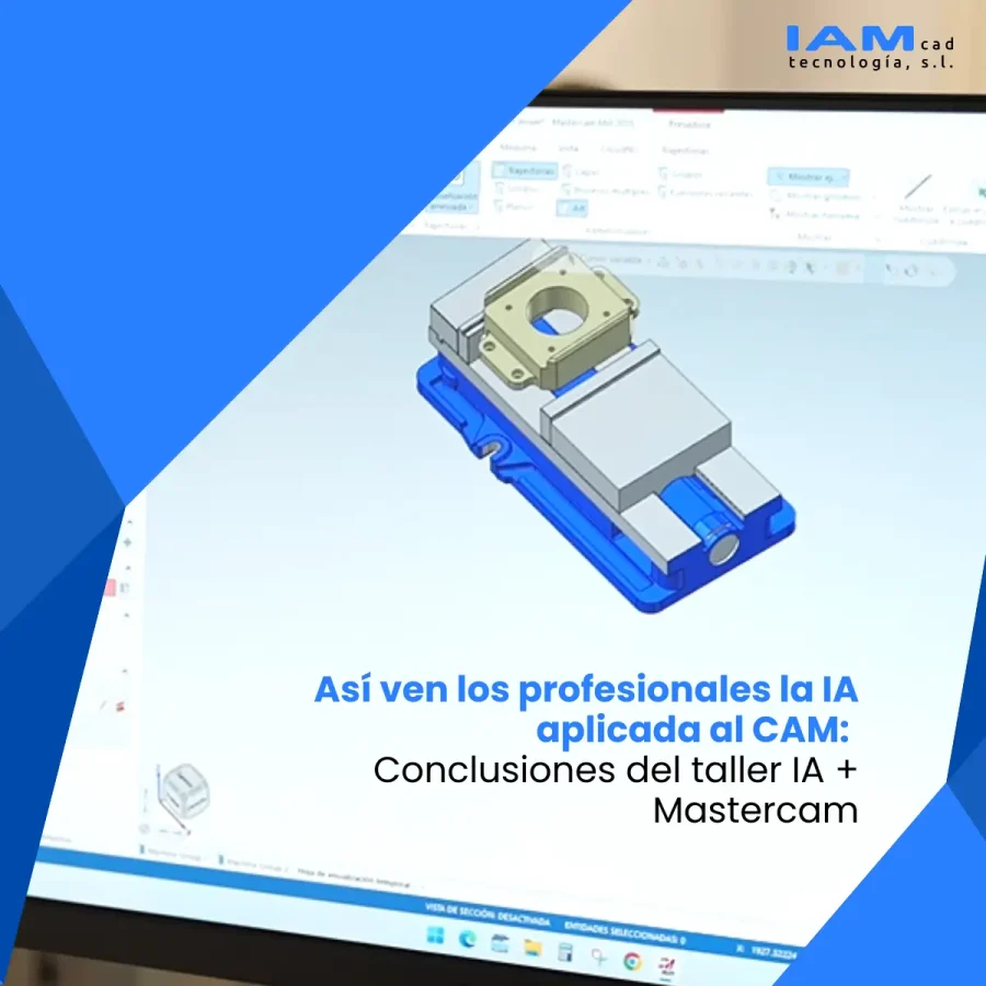Así ven los profesionales la IA aplicada al CAM: conclusiones del taller IA + Mastercam Opinion profesionales sobre IA MASTERCAM